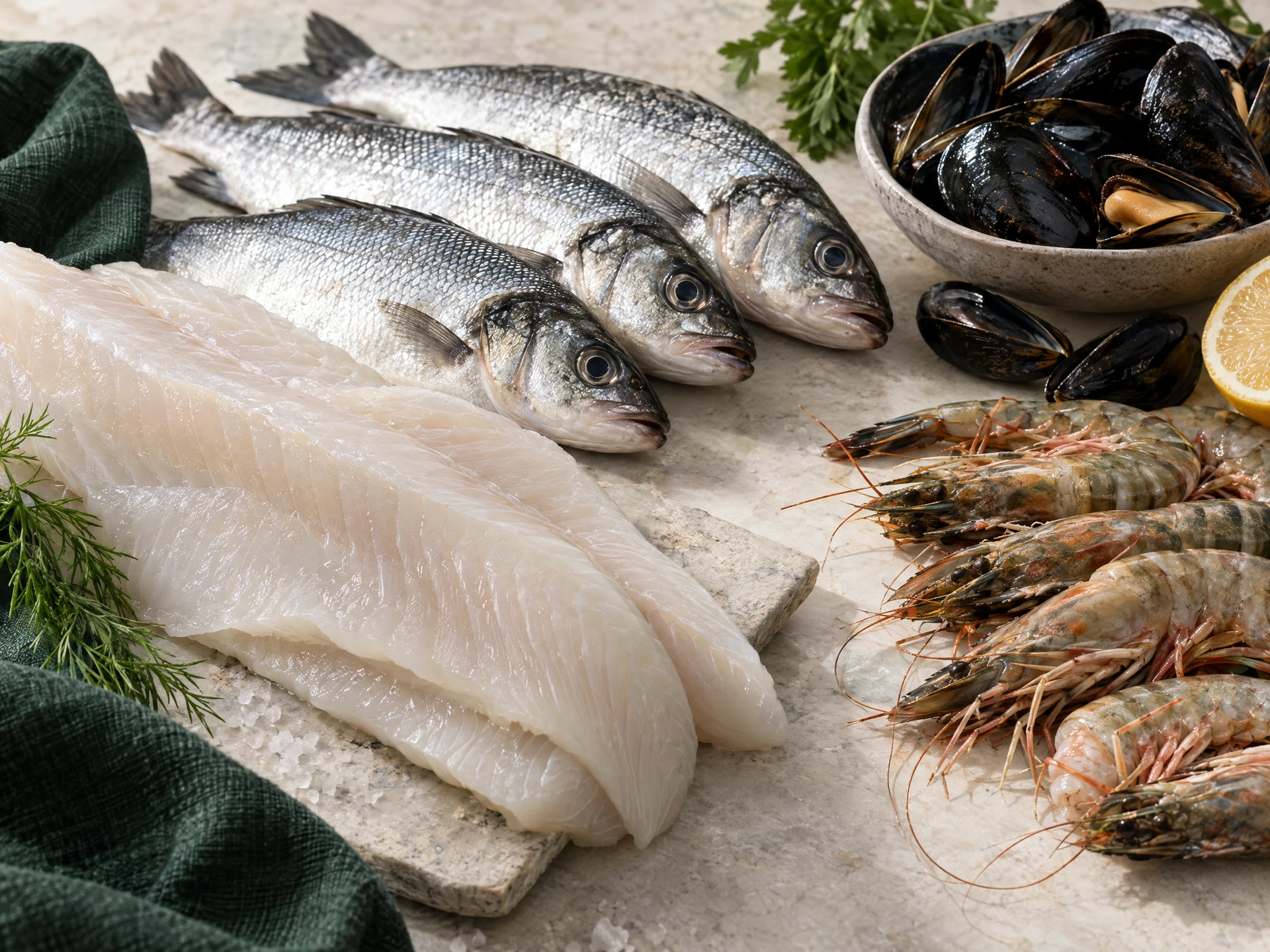 Pescados selecionados